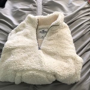 Off White fuzzy & cozy sweatshirt
